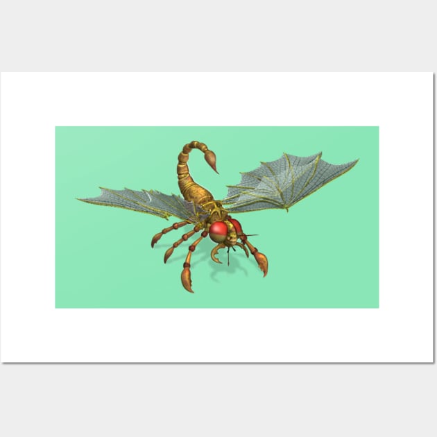 ScorpFly Wall Art by Christopher Bendt